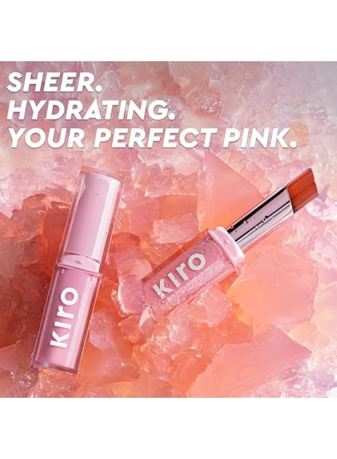 Kiro pH Jelly Twist Colour Adapting Lip Balm - Grape Ice, 3g | Clear to Pink Tint | Hydrating Vegan Lip Balm with Squalane & Camellia Oil - Image 4